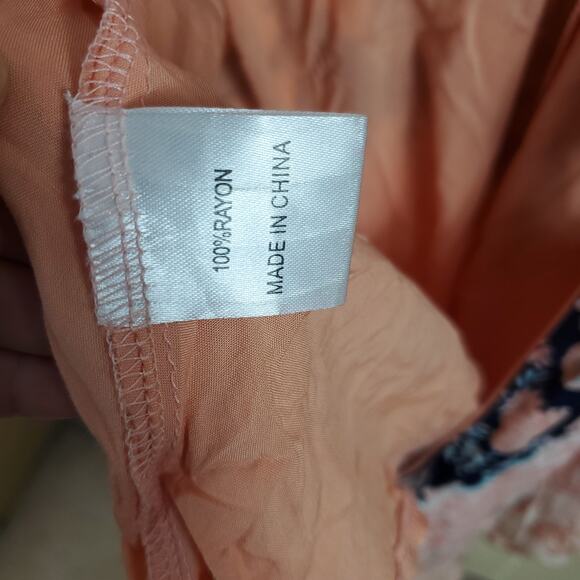 4/$25 Rumor Mixed Print Tie Back Romper with Cutout Detail Size S - Picture 13 of 13